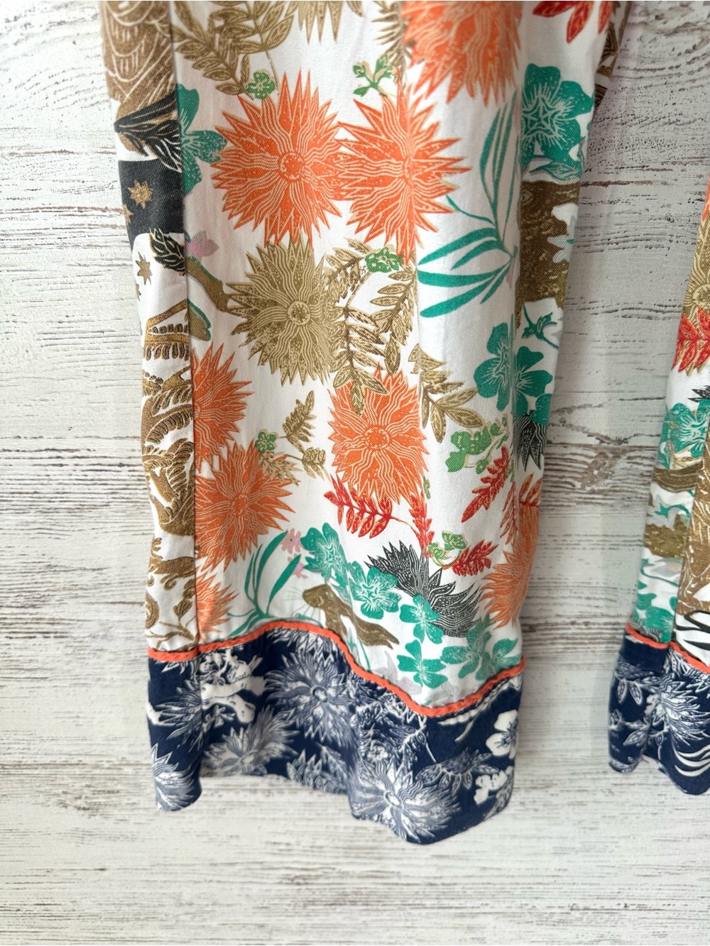ANTHROPOLOGIE Olivia Wedel Flannel Floral Sleep Lounge Pants Small - Picture 5 of 10